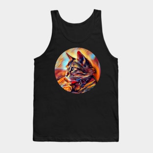 Bright-Eyed floppy cat Tank Top